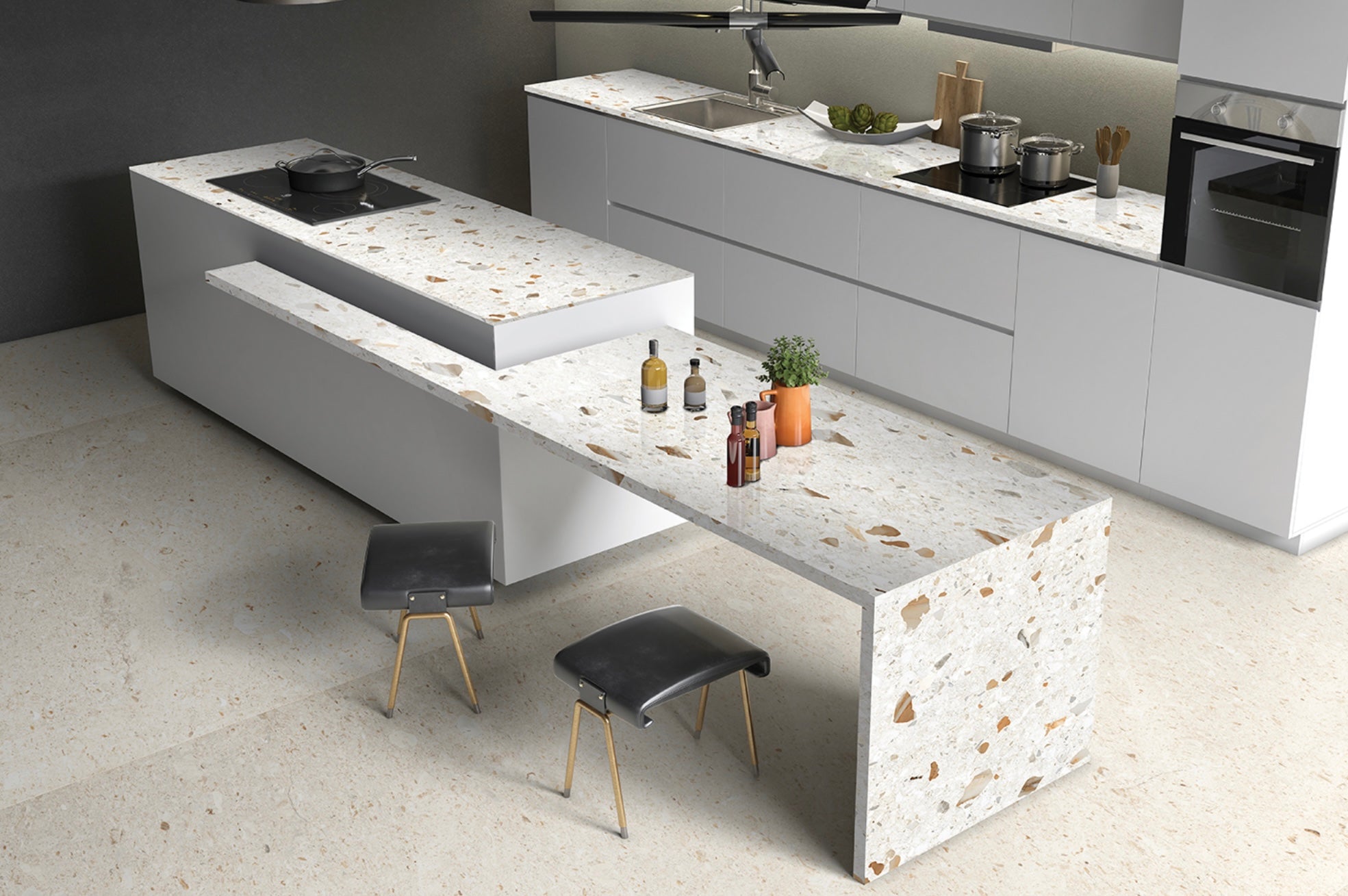 Terrazzo White